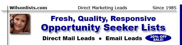 Wilsonlists.com - Direct Marketing Leads Since 1985